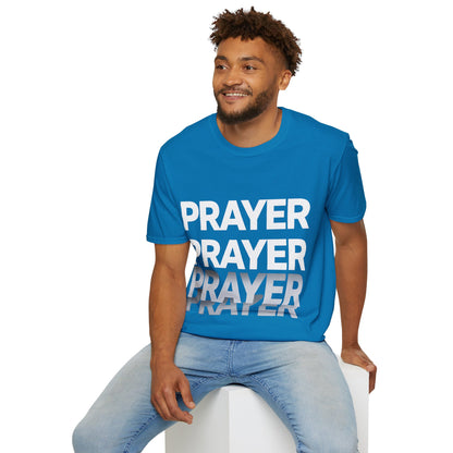 Prayer Repeat T-Shirt | Bold Spiritual Graphic Tee Gift