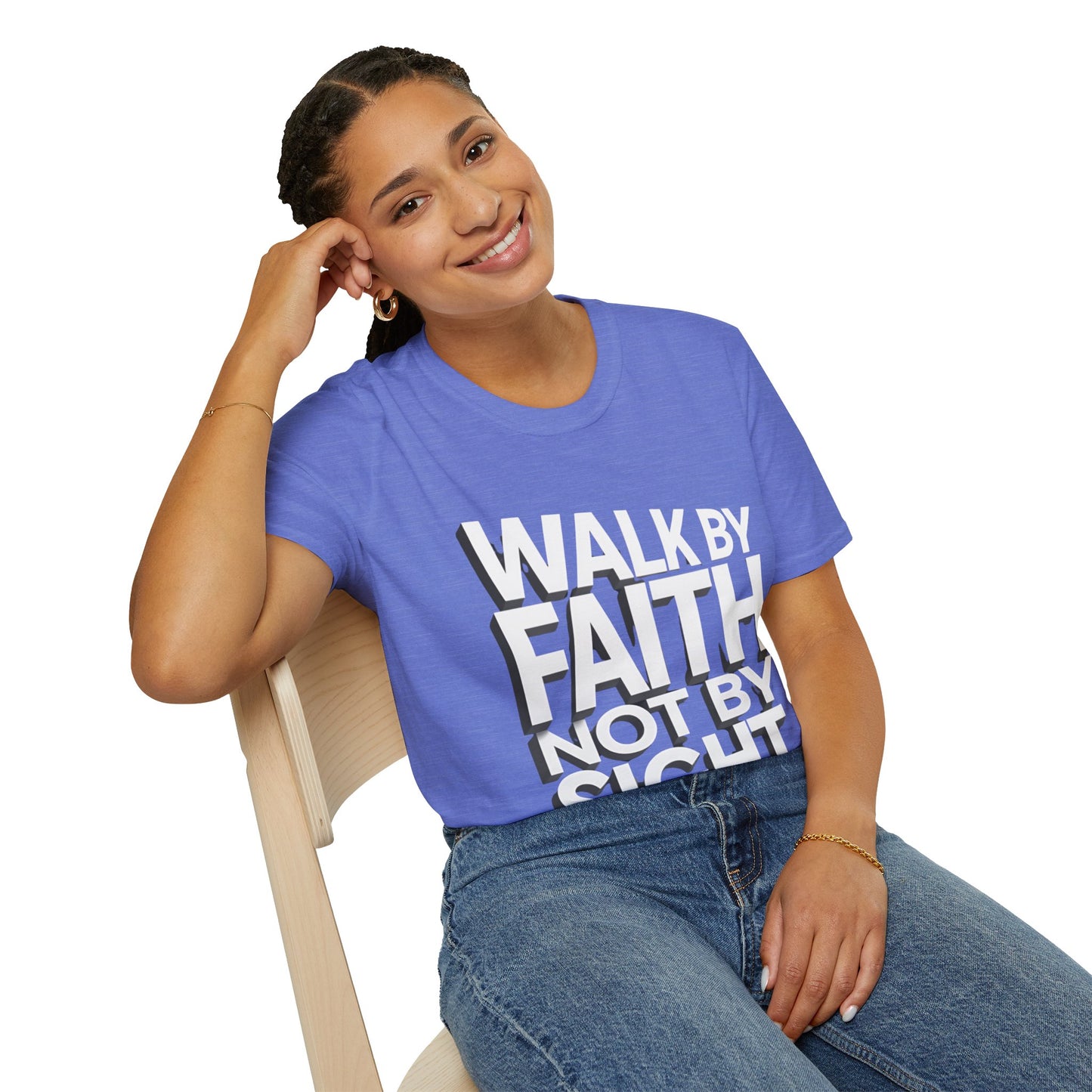 Walk By Faith T-Shirt — Womens/Mens Faith Graphic Tee