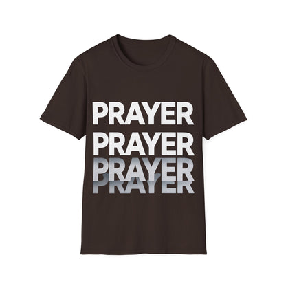 Prayer Repeat T-Shirt | Bold Spiritual Graphic Tee Gift