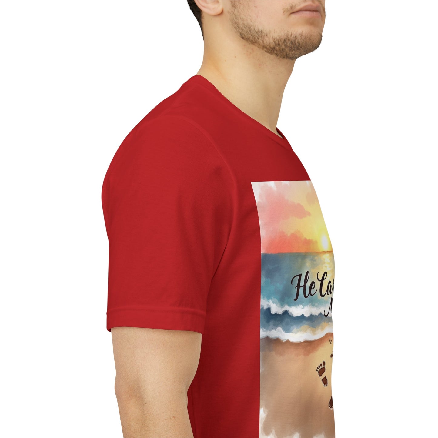 He Carried Me Scripture Tee | Inspirational Christian Faith Shirt