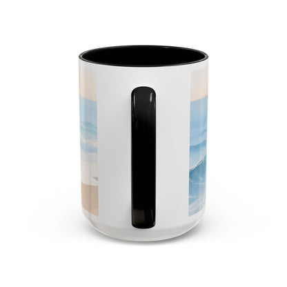 Psalm 46:10 Ocean Coffee Mug – "Be Still and Know That I Am God" Inspirational Ceramic