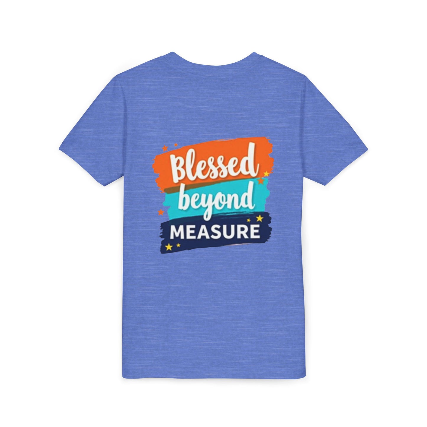 Blessed Beyond Measure Youth Tee | Inspirational Kids Shirt, Faith Design