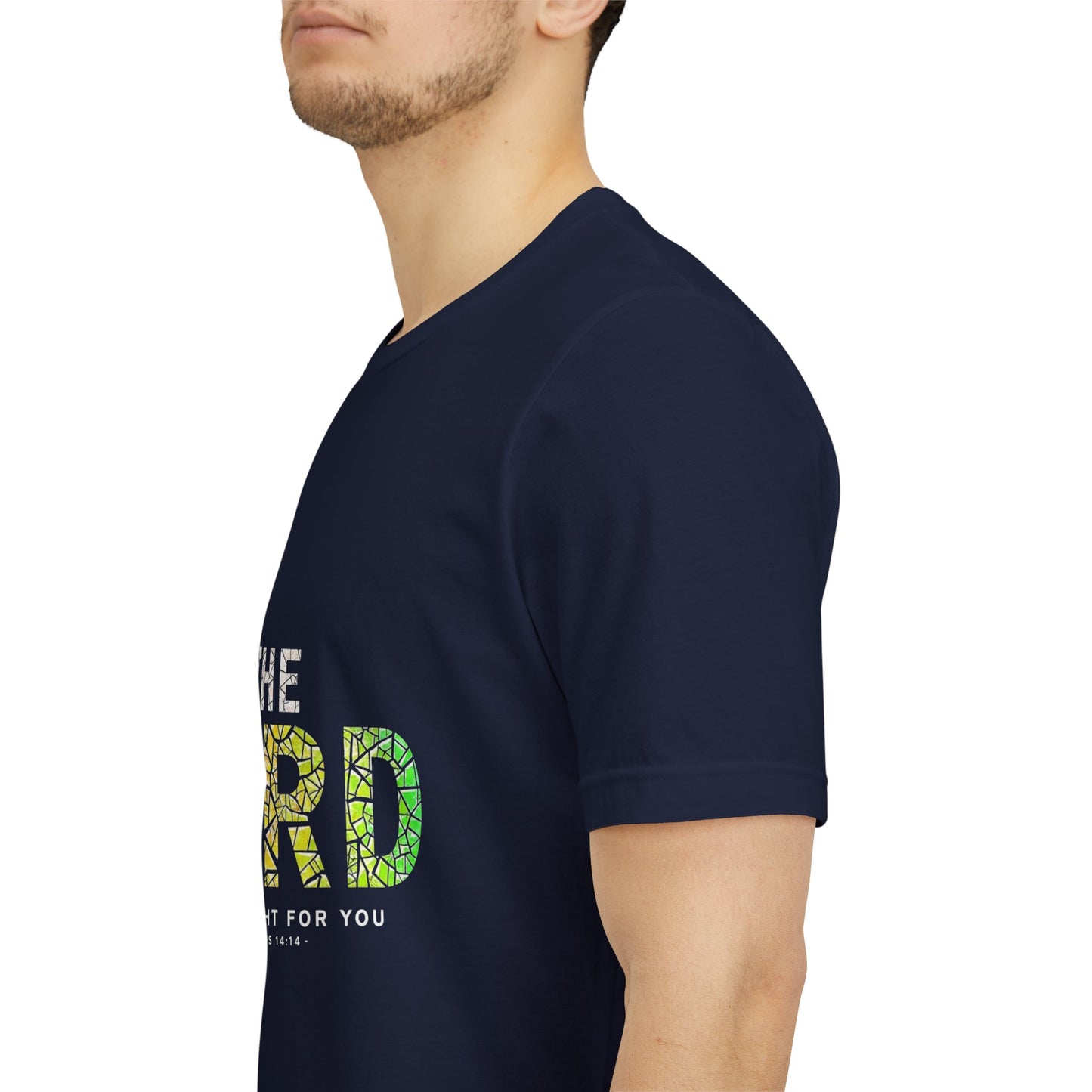 The LORD multicolor mosaic Tee | T-Shirt, Christian faith typography