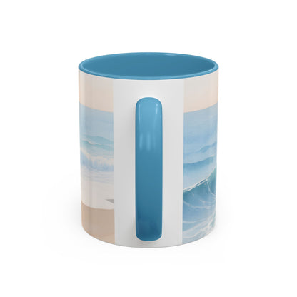 Psalm 46:10 Ocean Coffee Mug – "Be Still and Know That I Am God" Inspirational Ceramic
