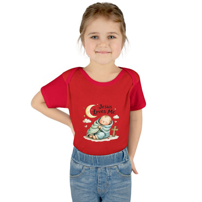 Jesus Loves Me Baby Bodysuit - Infant Christian Onesie for Newborns