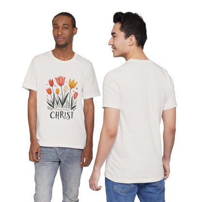 Tulip Floral Faith Shirt | Christian Spring Tee | Unique Gifts for Moms & Teens