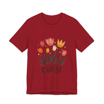 Tulip Floral Faith Shirt | Christian Spring Tee | Unique Gifts for Moms & Teens