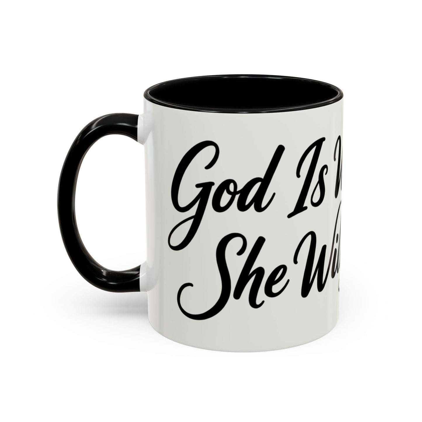 Inspirational Script Coffee Mug — "Strength Lives in Small, Steady Moments" (11/15 oz)