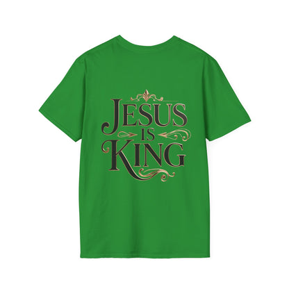 Jesus Is King T-Shirt — Christian Faith Graphic Tee, Inspirational Worship Shirt