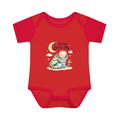Jesus Loves Me Baby Bodysuit - Infant Christian Onesie for Newborns