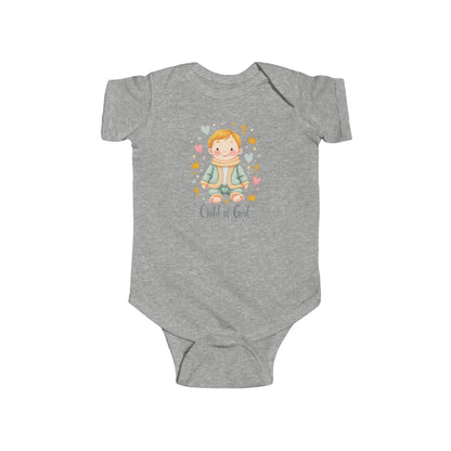 Baby Bodysuit — "Child of God" Angel Baby Onesie for Baptism & Church