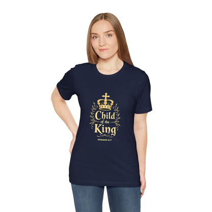 Child of the King T-Shirt | Romans 8:17 Christian Crown Tee | Perfect Gift for Believers  | Thoughtful Christian Gift