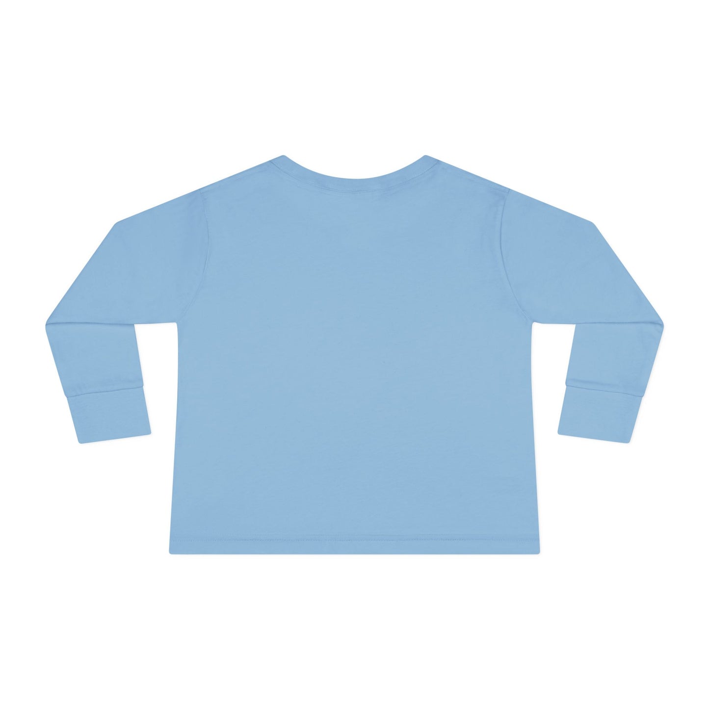 Blessed Baby Toddler Long Sleeve Tee — Cute Sleeping Newborn Floral Design