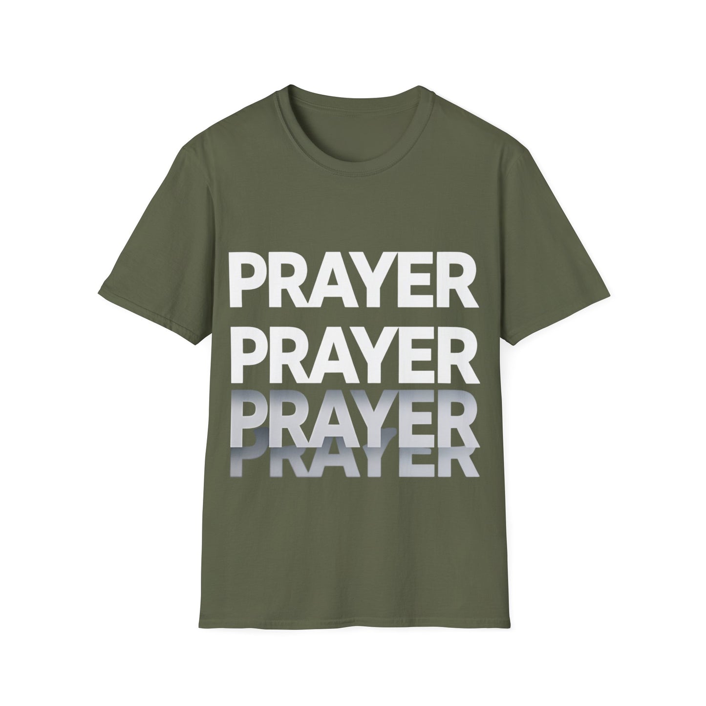 Prayer Repeat T-Shirt | Bold Spiritual Graphic Tee Gift