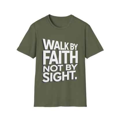 Walk By Faith T-Shirt — Womens/Mens Faith Graphic Tee