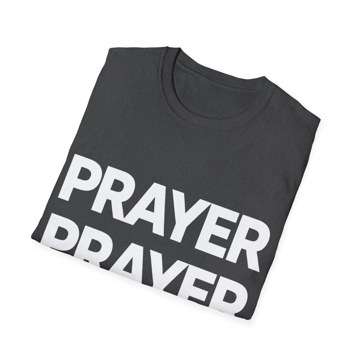 Prayer Repeat T-Shirt | Bold Spiritual Graphic Tee Gift