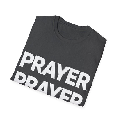 Prayer Repeat T-Shirt | Bold Spiritual Graphic Tee Gift