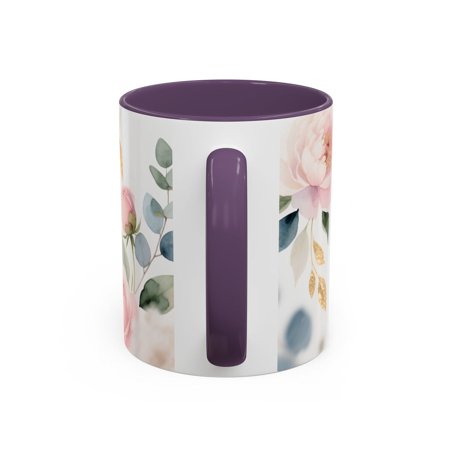 Grace Upon Grace Coffee Mug — Floral John 1:16 Scripture Accent Mug