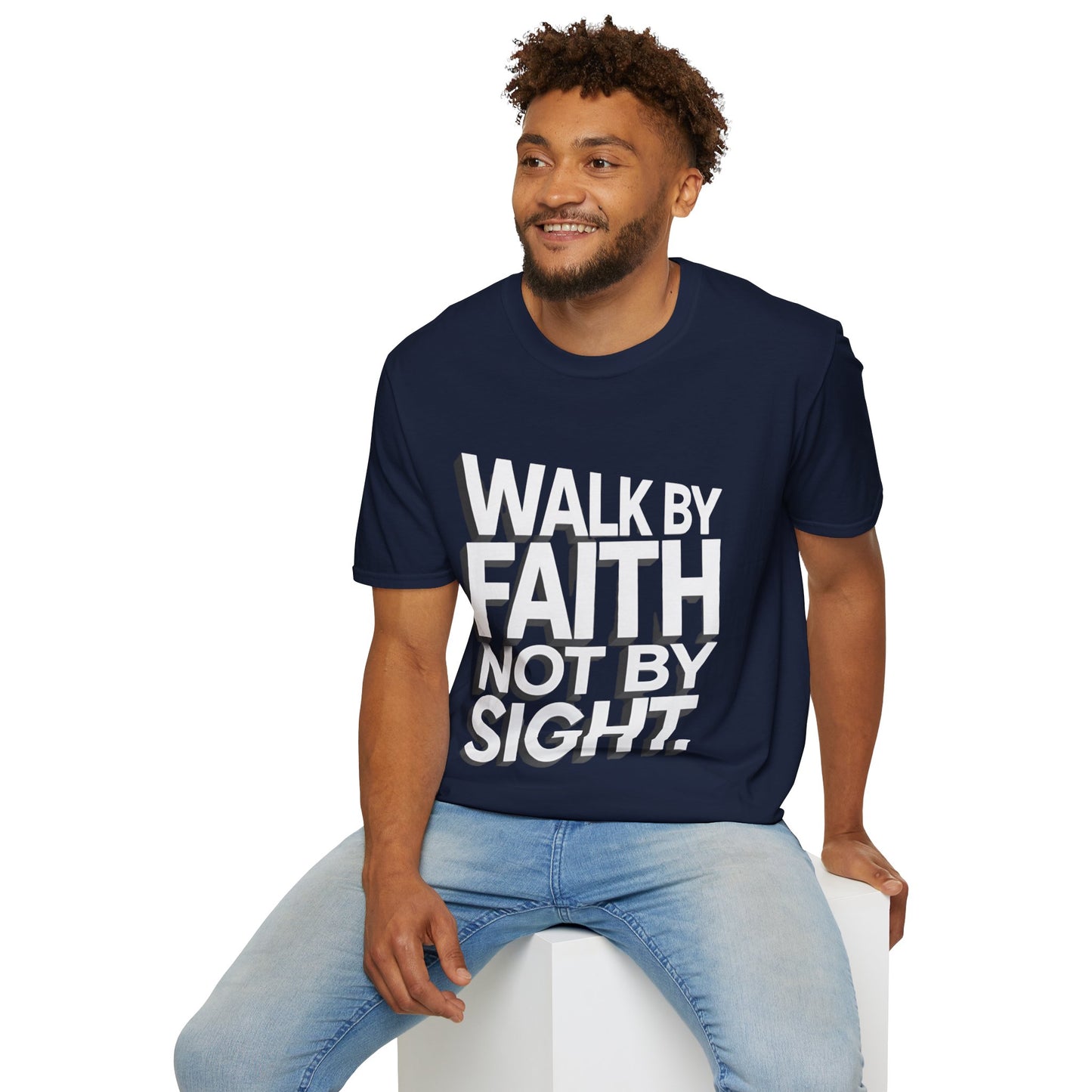 Walk By Faith T-Shirt — Womens/Mens Faith Graphic Tee