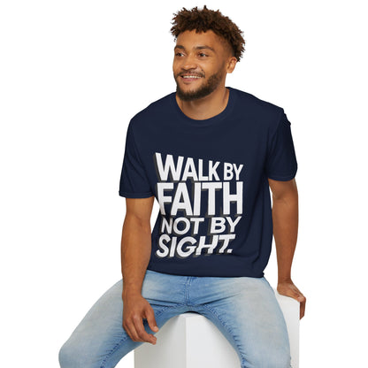 Walk By Faith T-Shirt — Womens/Mens Faith Graphic Tee