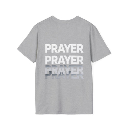 Prayer Repeat T-Shirt | Bold Spiritual Graphic Tee Gift