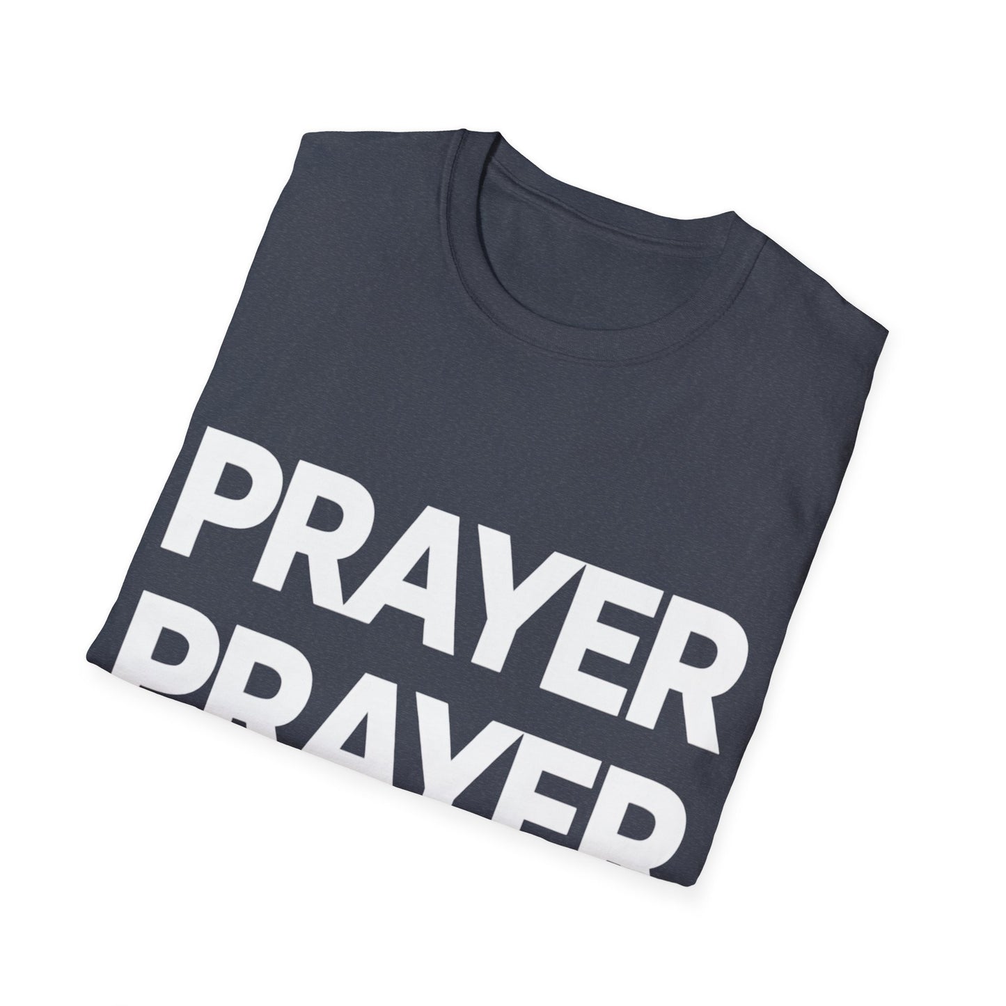 Prayer Repeat T-Shirt | Bold Spiritual Graphic Tee Gift