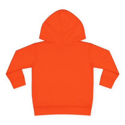 Toddler Hoodie — "Created With Purpose" Rainbow Fingerprint Cross