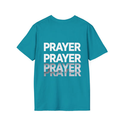 Prayer Repeat T-Shirt | Bold Spiritual Graphic Tee Gift