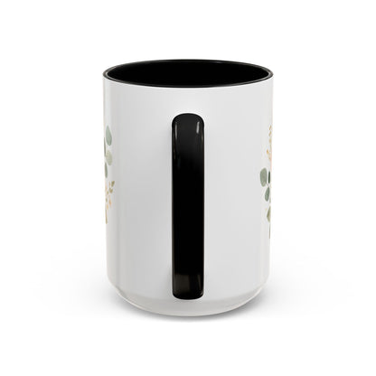 Christian Coffee Mug - "God Says You Are" Floral Inspirational Mug (11/15oz)