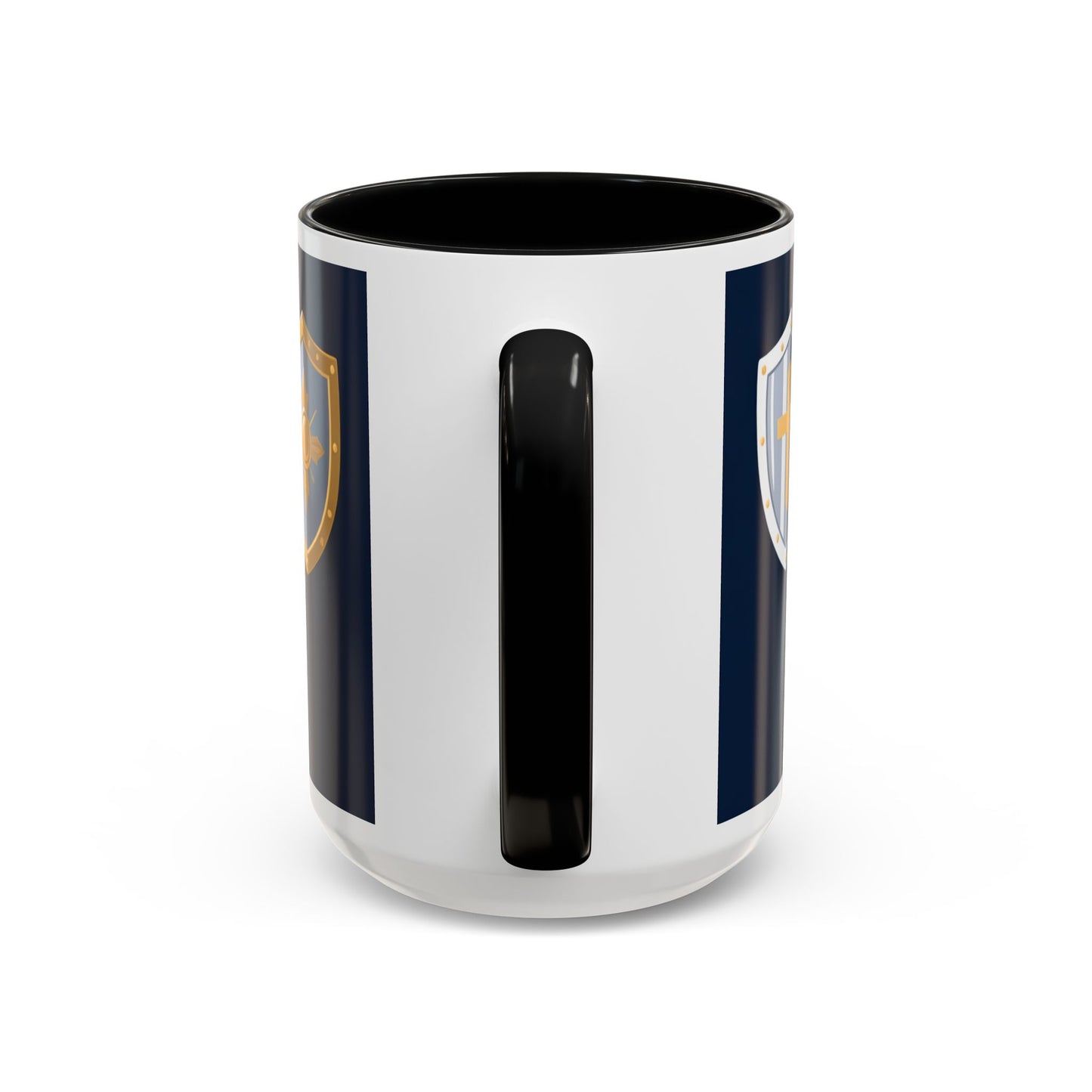 Christian Knight Coffee Mug — “Suit Up Daily” Accent Ceramic Mug