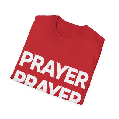 Prayer Repeat T-Shirt | Bold Spiritual Graphic Tee Gift