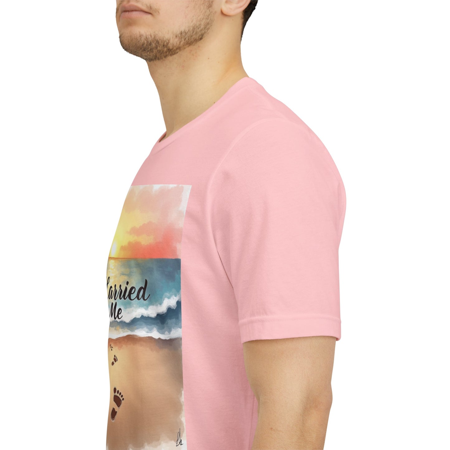 He Carried Me Scripture Tee | Inspirational Christian Faith Shirt