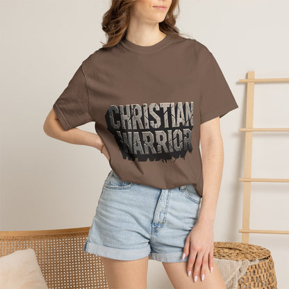 Christian Warrior T-Shirt — Bold Faith Graphic Tee