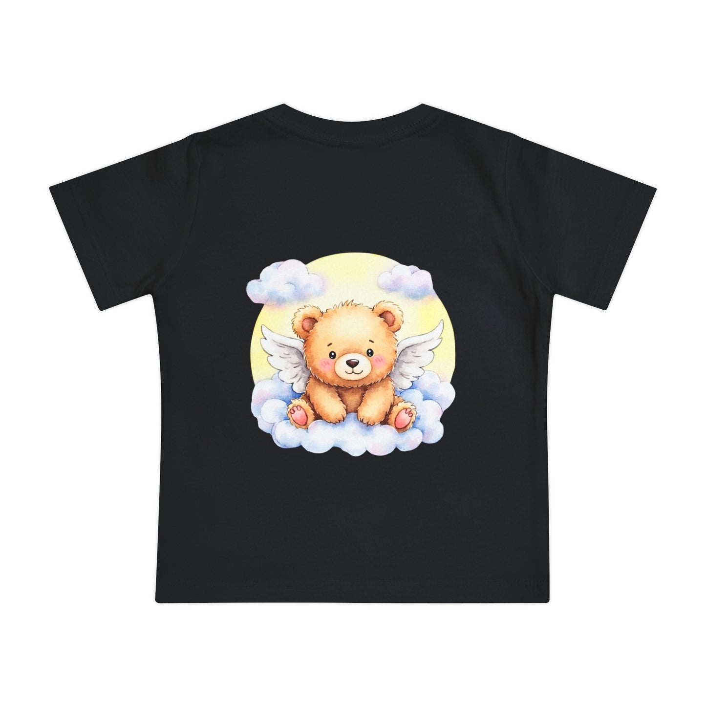 Baby T-Shirt — Personalized "God's Little Angel" Teddy Design