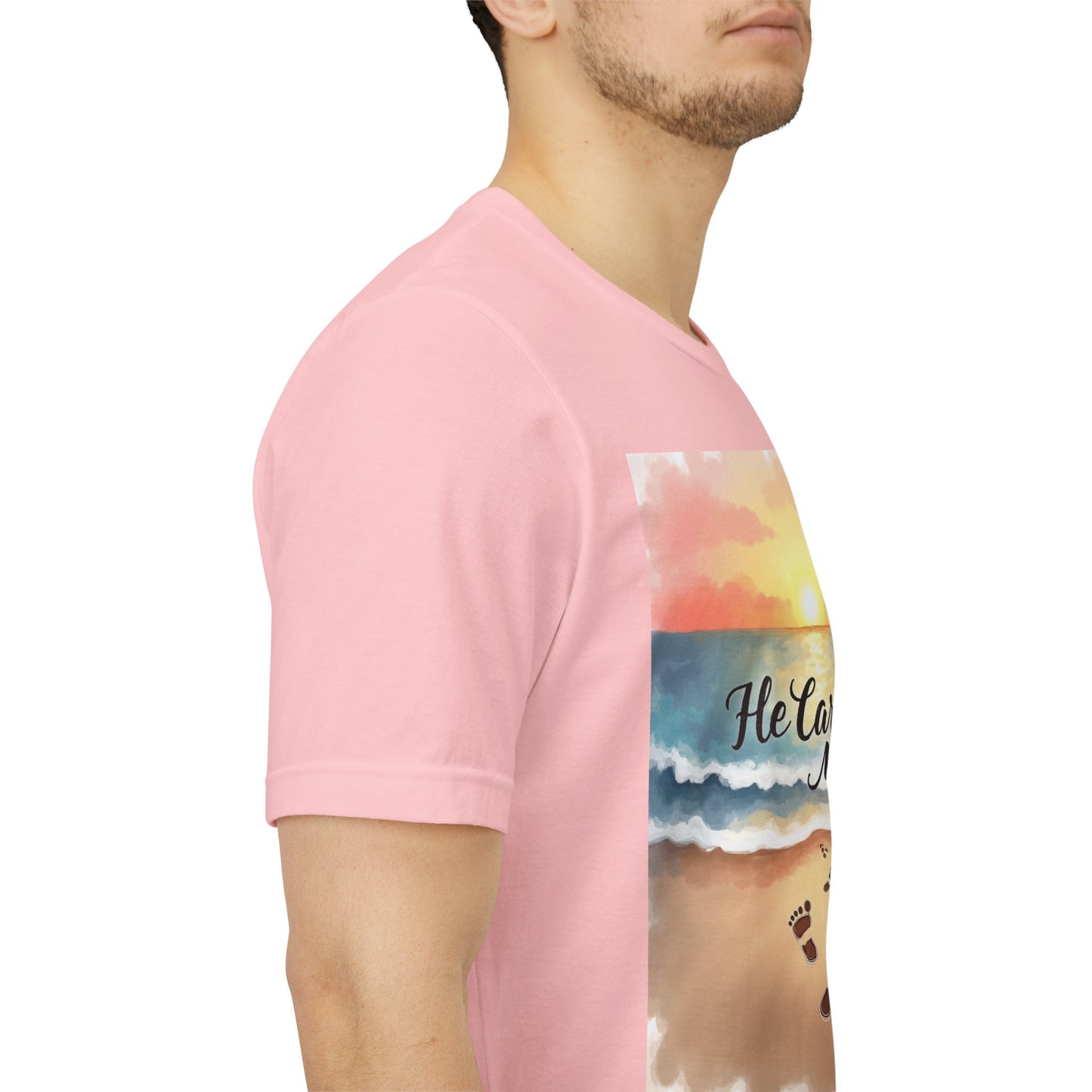 He Carried Me Scripture Tee | Inspirational Christian Faith Shirt