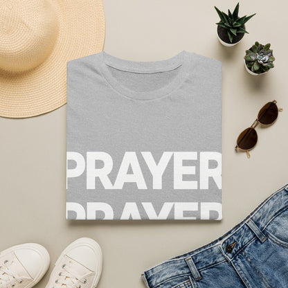 Prayer Repeat T-Shirt | Bold Spiritual Graphic Tee Gift