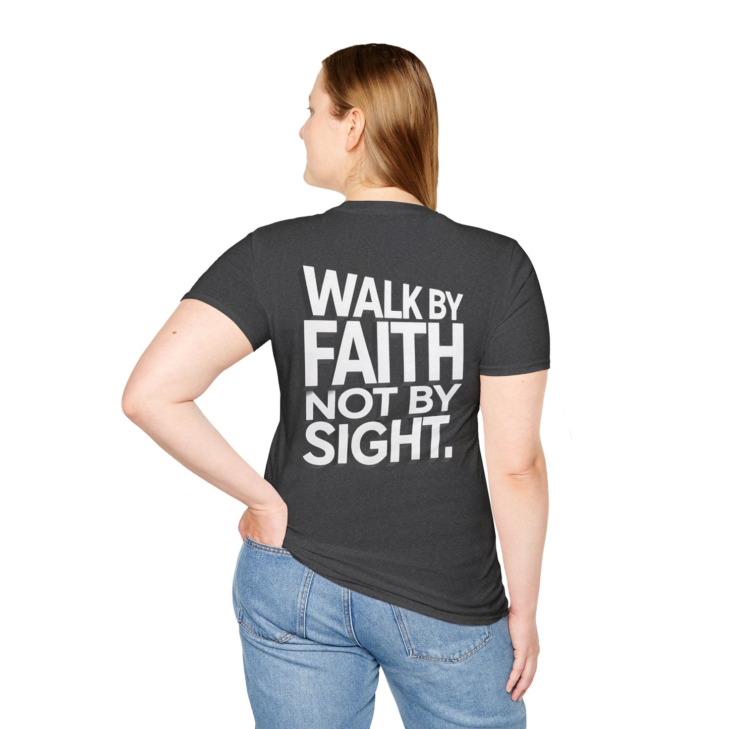 Walk By Faith T-Shirt — Womens/Mens Faith Graphic Tee