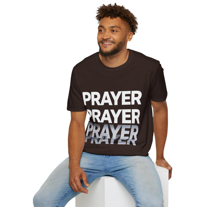 Prayer Repeat T-Shirt | Bold Spiritual Graphic Tee Gift