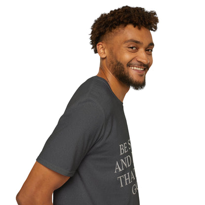 Be Still and Know T-Shirt — Inspirational Christian Faith Tee