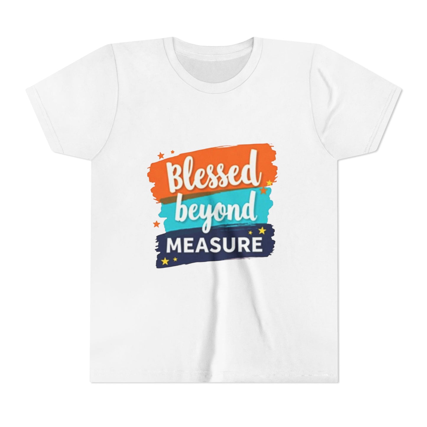 Blessed Beyond Measure Youth Tee | Inspirational Kids Shirt, Faith Design