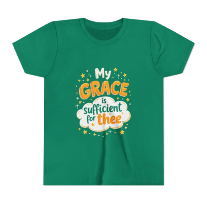 Grace thee Youth Tee | Kids Christian Shirt, Inspirational Cloud Design