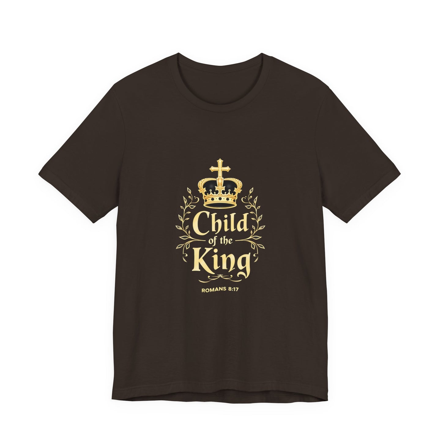 Child of the King T-Shirt | Romans 8:17 Christian Crown Tee | Perfect Gift for Believers  | Thoughtful Christian Gift
