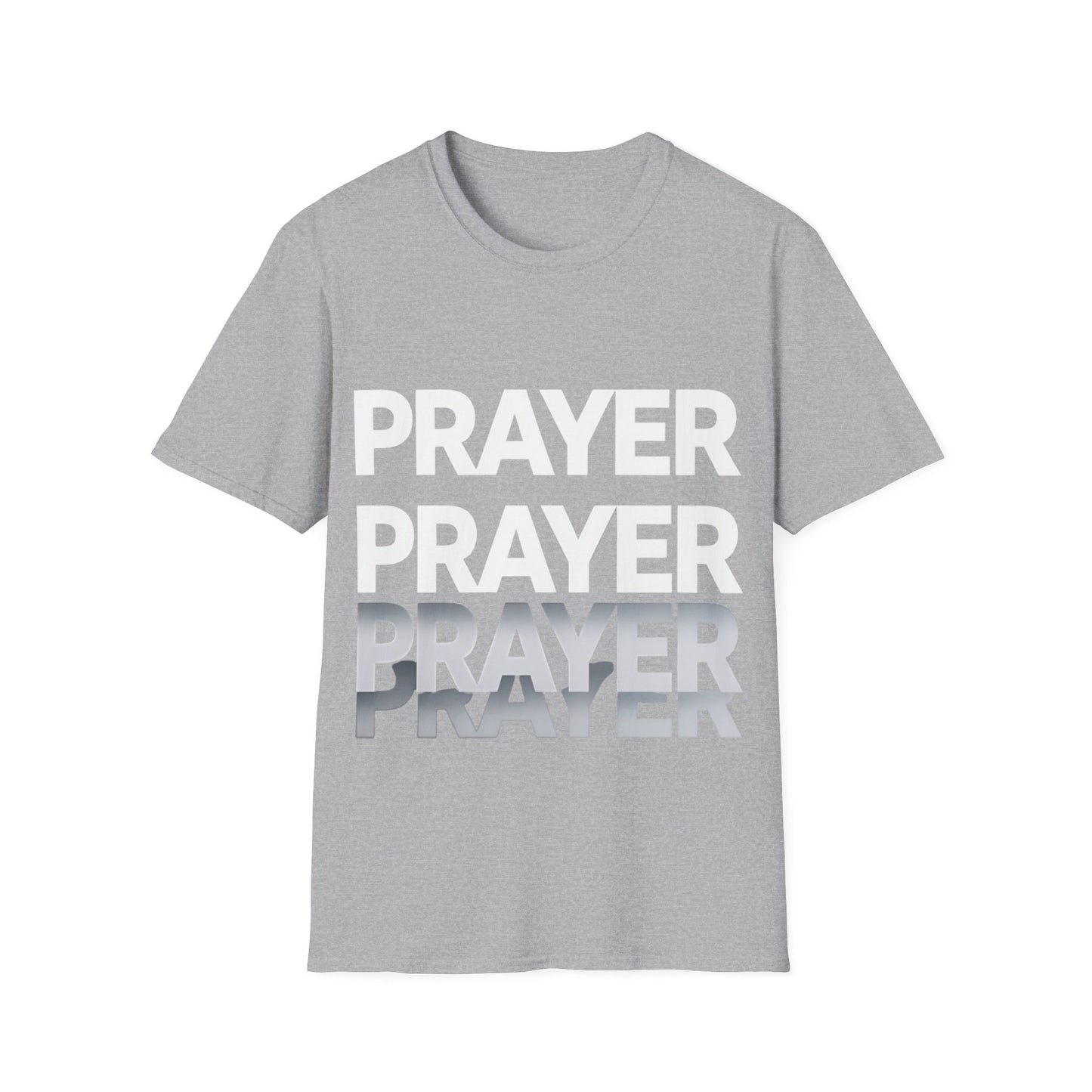 Prayer Repeat T-Shirt | Bold Spiritual Graphic Tee Gift