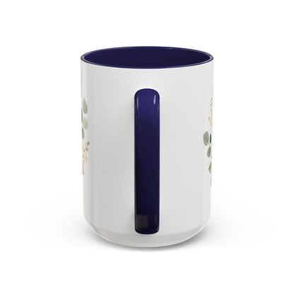 Christian Coffee Mug - "God Says You Are" Floral Inspirational Mug (11/15oz)