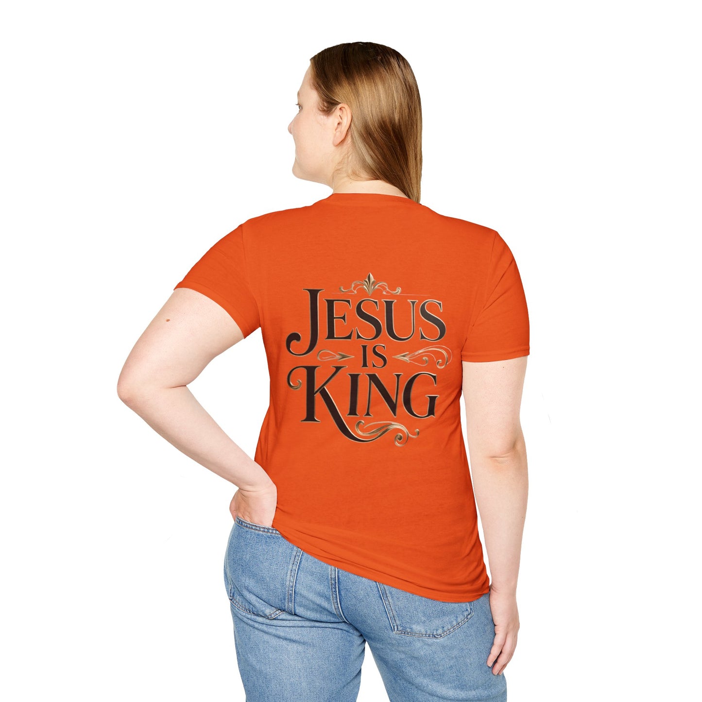 Jesus Is King T-Shirt — Christian Faith Graphic Tee, Inspirational Worship Shirt