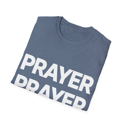 Prayer Repeat T-Shirt | Bold Spiritual Graphic Tee Gift