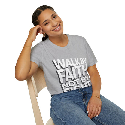 Walk By Faith T-Shirt — Womens/Mens Faith Graphic Tee