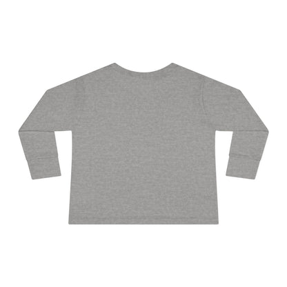 Blessed Baby Toddler Long Sleeve Tee — Cute Sleeping Newborn Floral Design