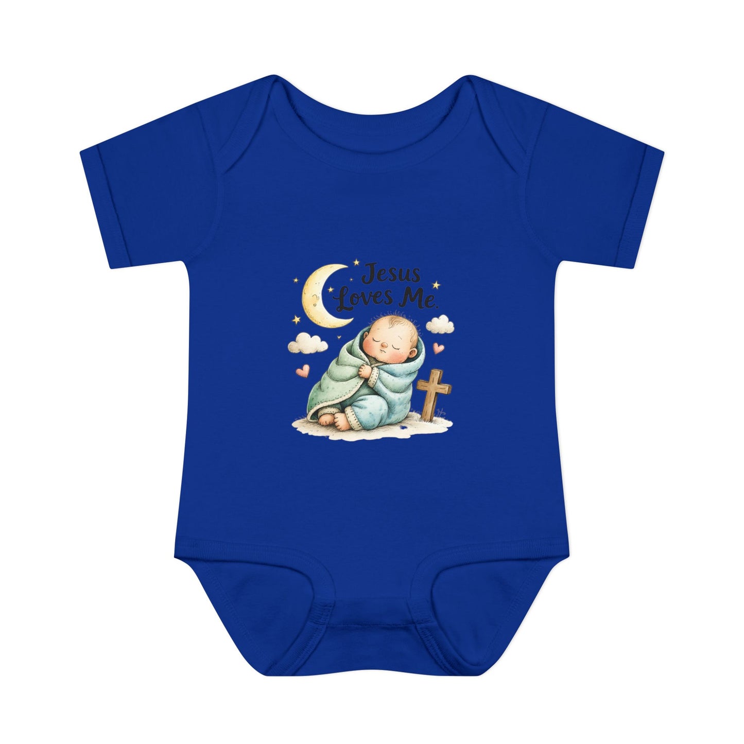 Jesus Loves Me Baby Bodysuit - Infant Christian Onesie for Newborns
