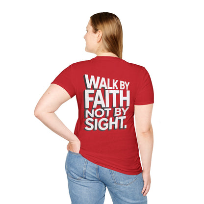 Walk By Faith T-Shirt — Womens/Mens Faith Graphic Tee